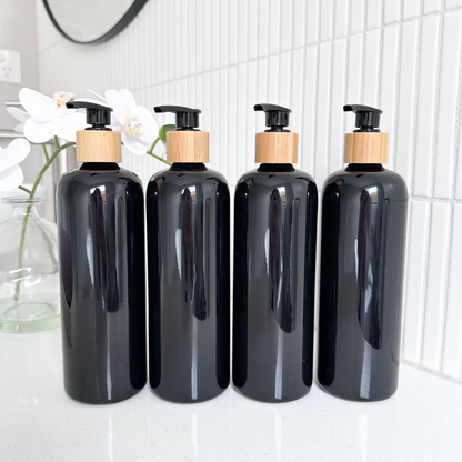 500ml Black Pump Bottle