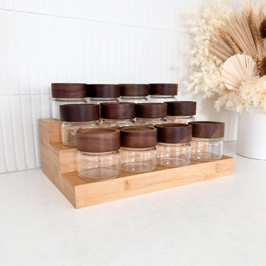 Acacia Spice Jars