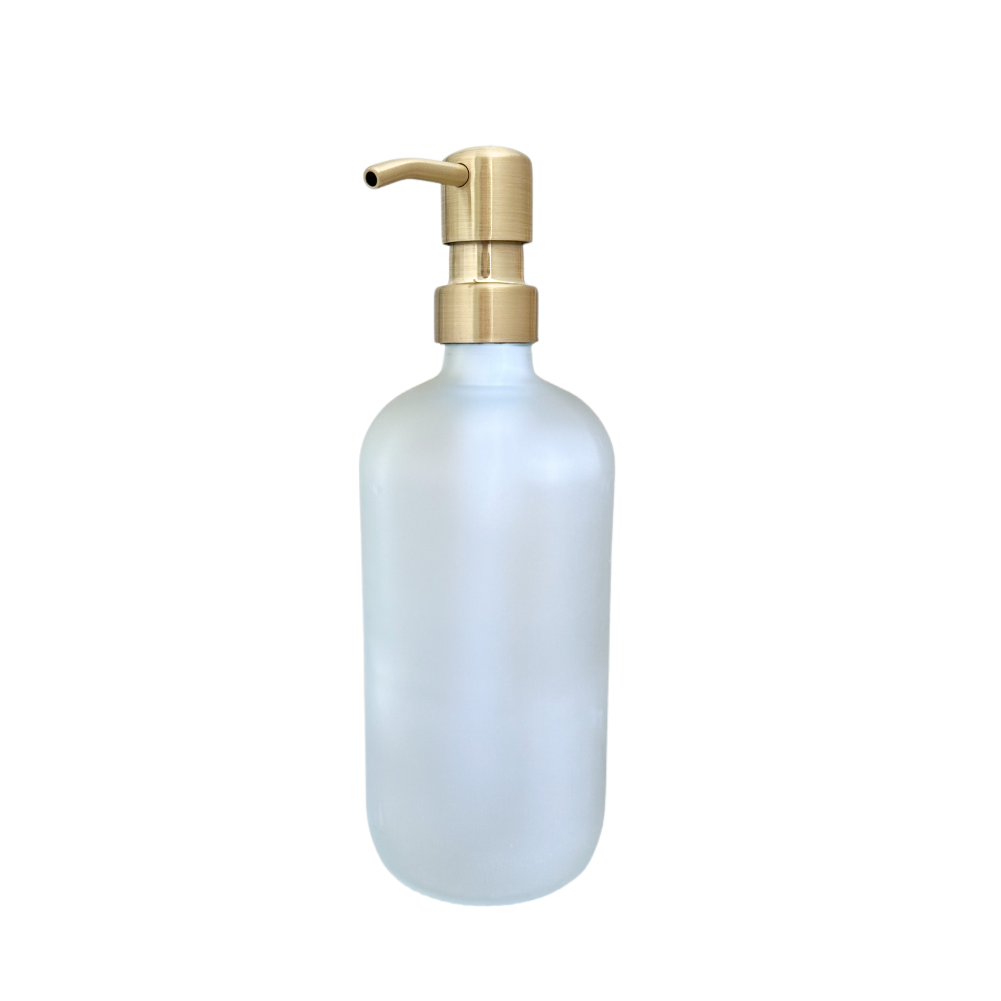 2pcs 500ml Glass Pump Bottle including arch label various colours