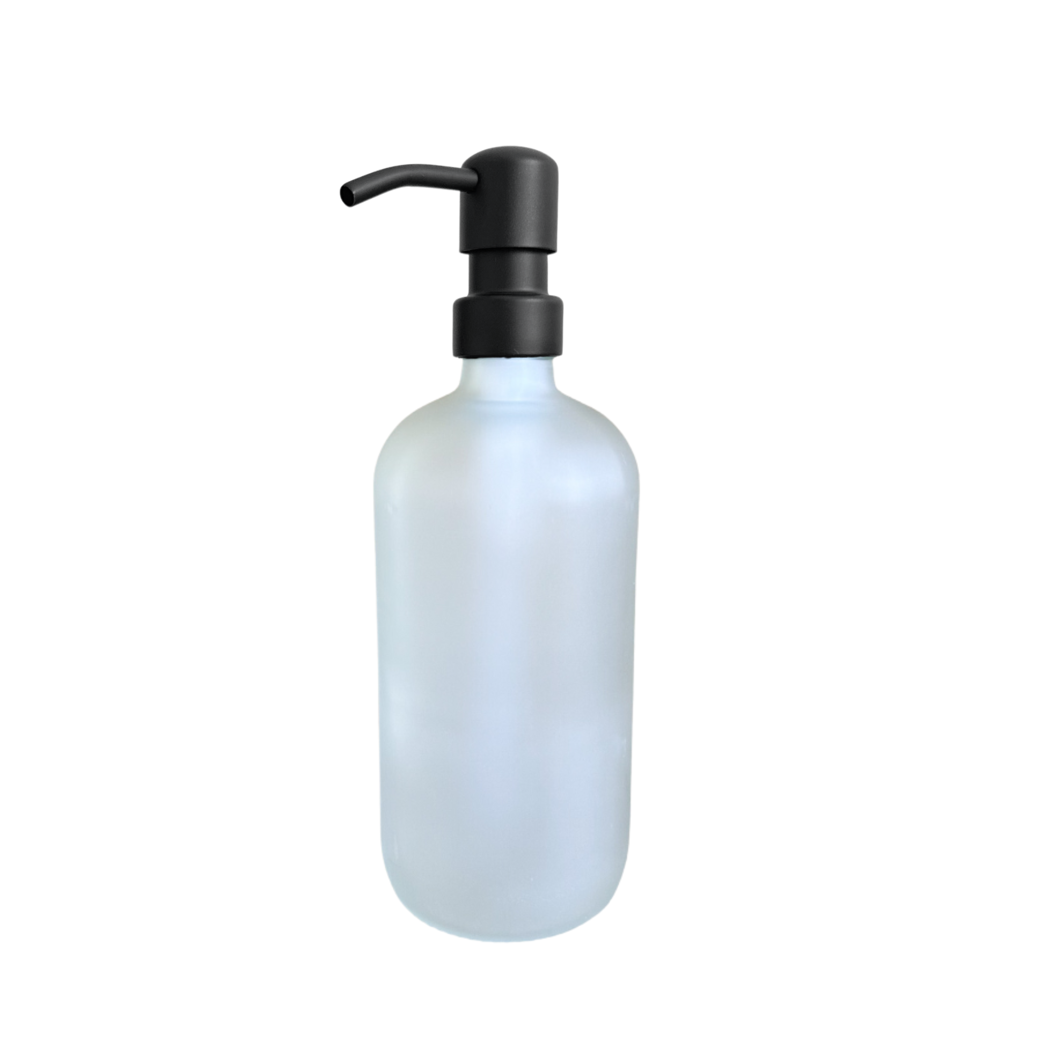 2pcs 500ml Glass Pump Bottle including arch label various colours