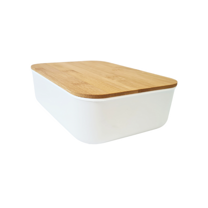 Storage Tub with bamboo lid - 4 Pack