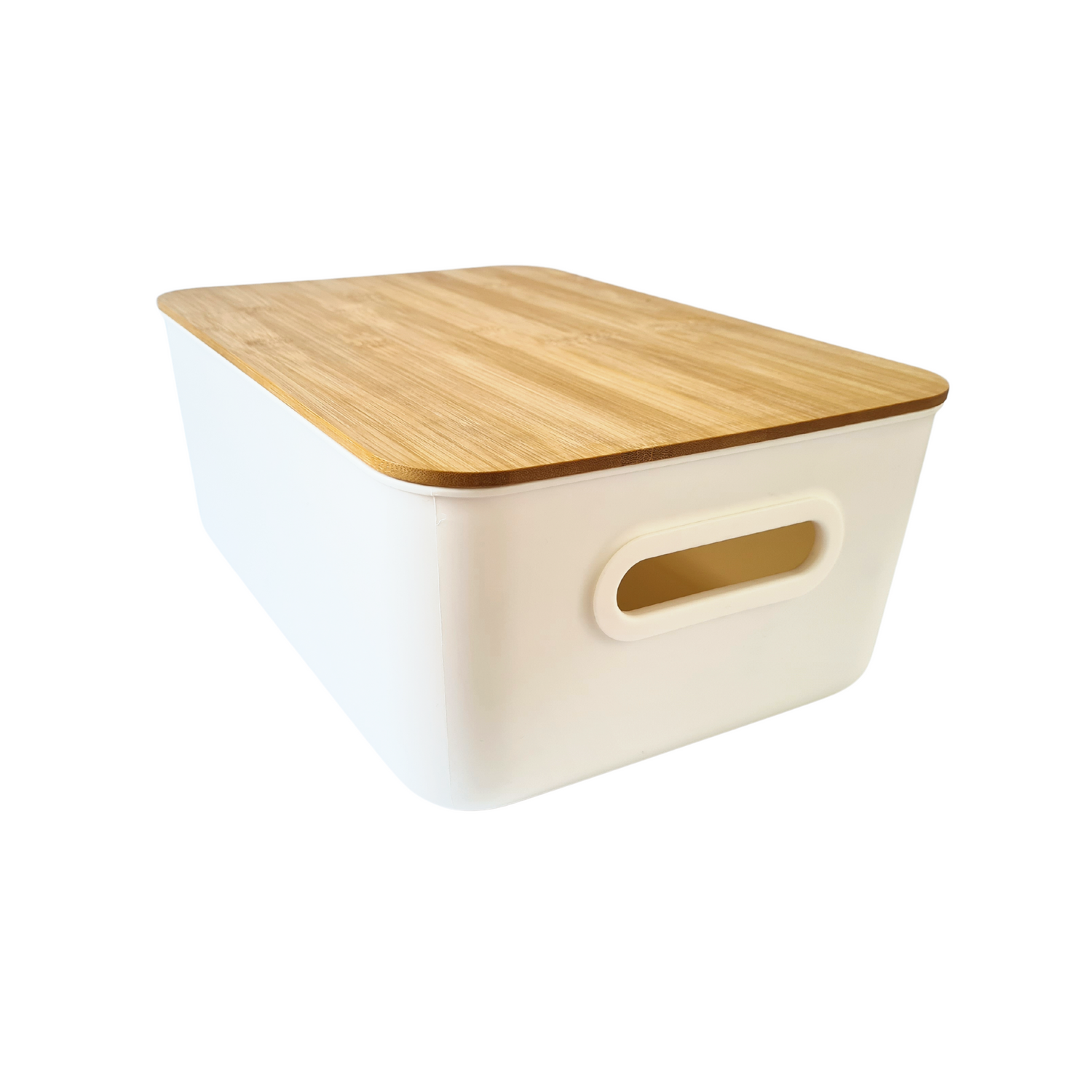 Storage Tub with bamboo lid - 4 Pack