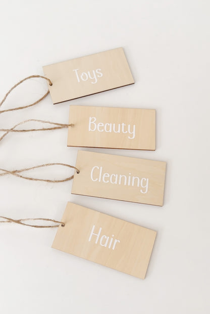 Wooden Label Tag